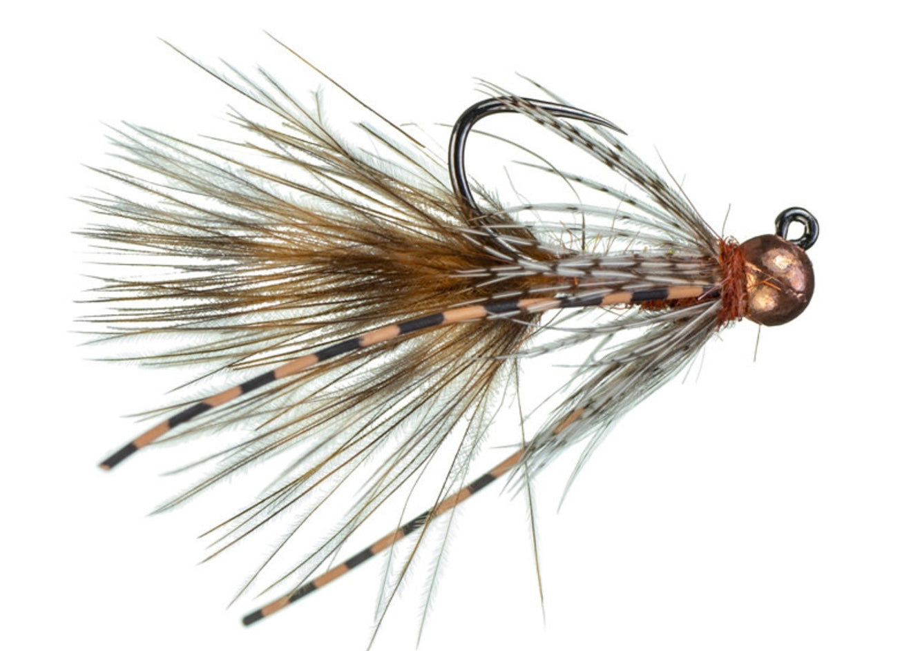 Tungsten Jig Mini Bugger - Brown
