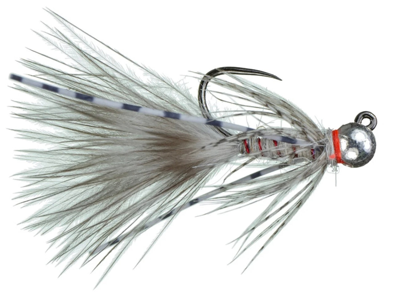 Tungsten Jig Mini Bugger - White Grey