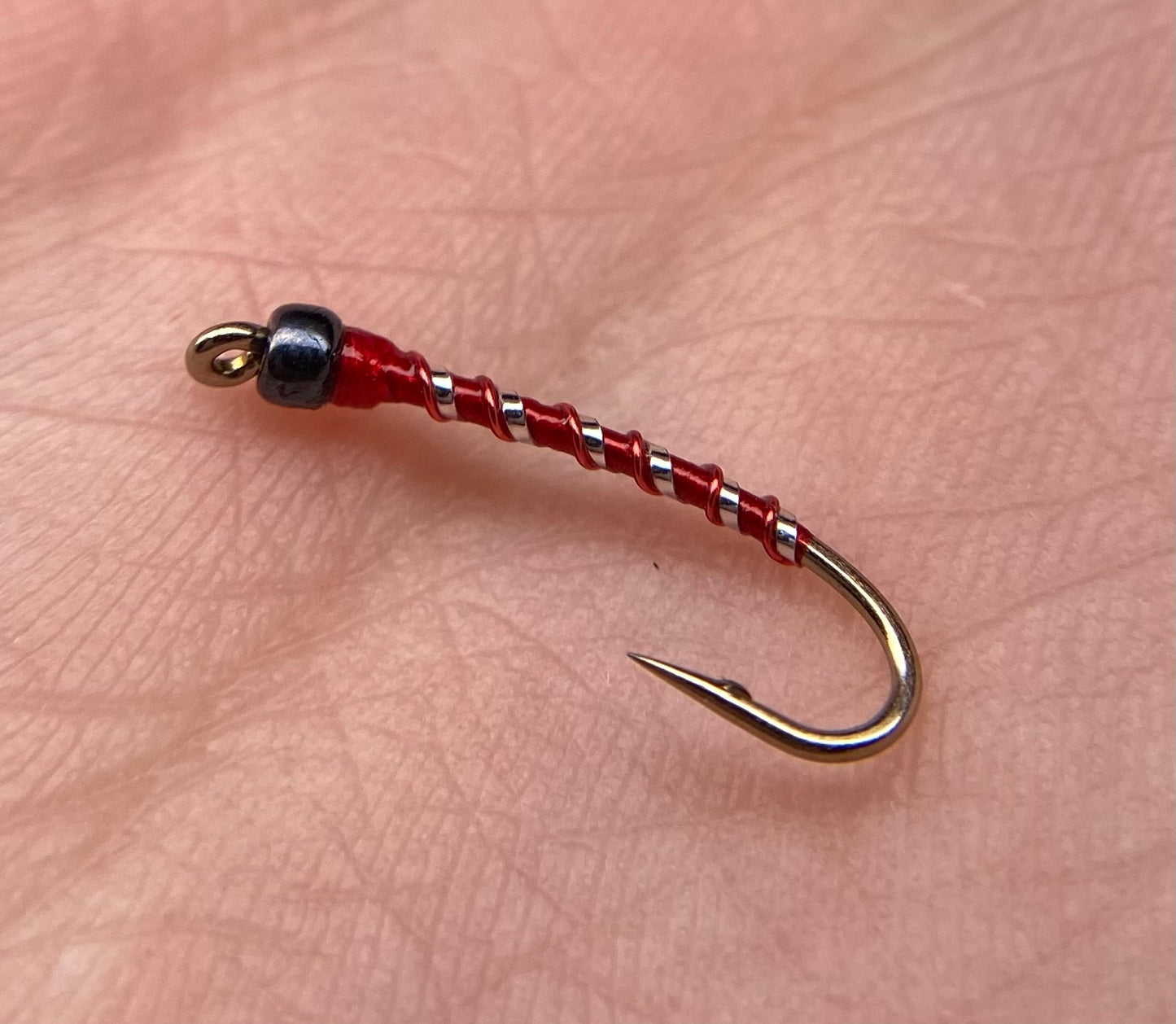 Gunmetal Red ASB Chironomid Sz. 14