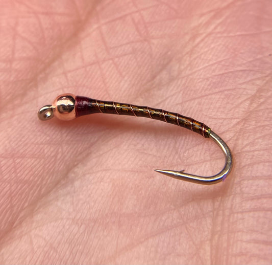 Winey Holographic Olive Chironomid Sz. 10