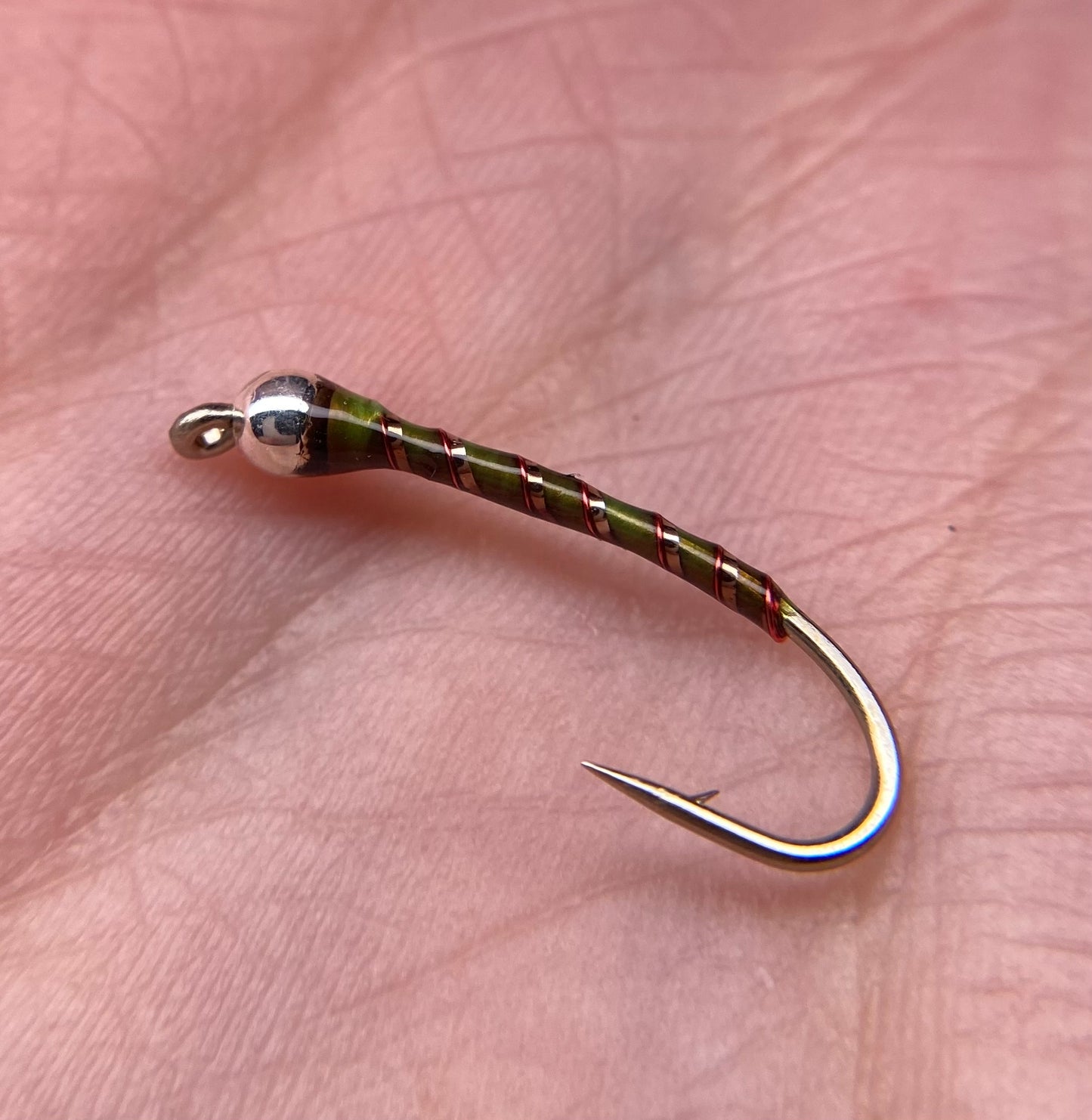 Winey Chartreuse Chironomid Sz. 10