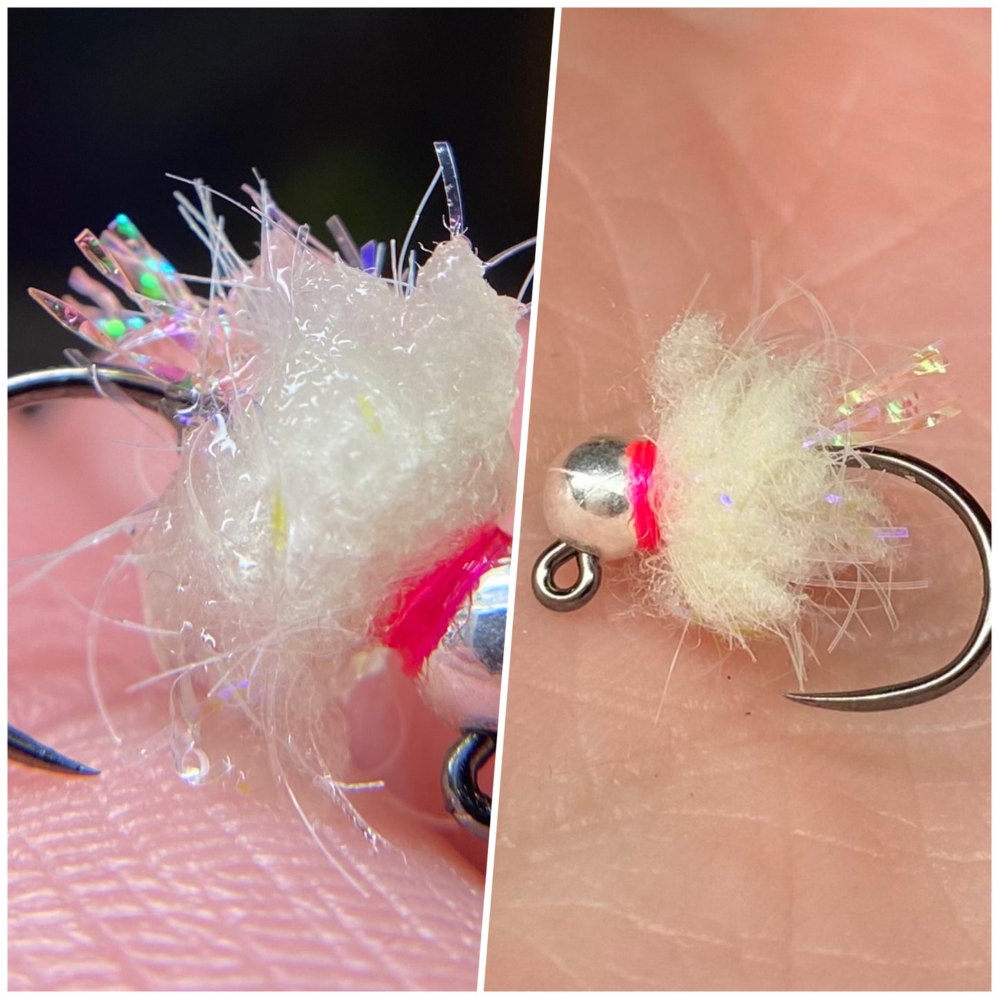 Tungsten Flash Tail UV Dead Egg Pink Highlights