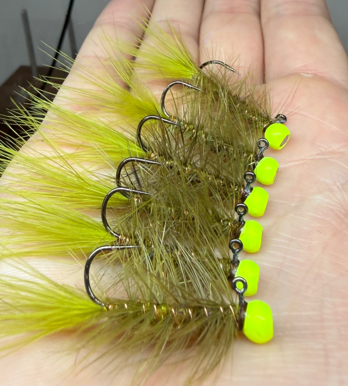 2 Pack - 5.5mm Mega Balanced Bugger, Olive