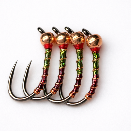 4 Pack - Holo. Red Butt Green